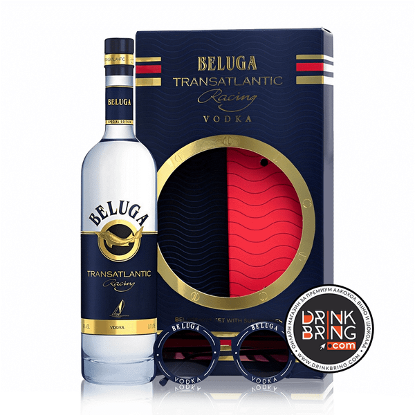 Комплект Водка Beluga - Transatlantic Racing 700мл. 40% + слънчеви