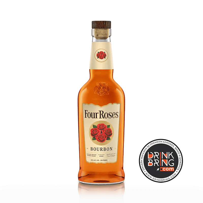 Бърбън Four Roses 1L на ТОП цена | DrinkBring