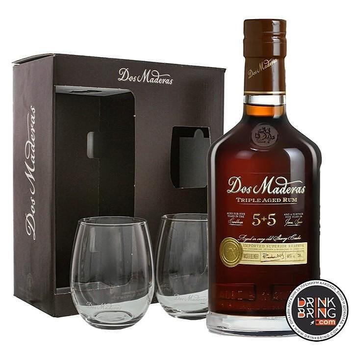 Ром Dos Maderas Triple Aged 5+5 с 2 чаши на ТОП цена ! | Drinkbring
